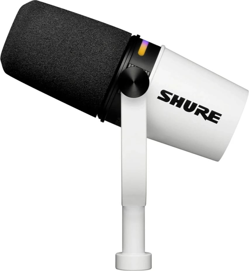 Mikrofon Shure MV7+-W, XLR/USB-C, Bardhë
