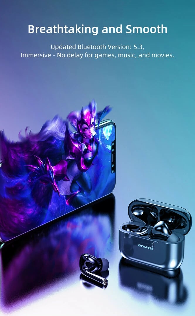 Kufje Me Bluetooth AWEI T29 (Zezë)