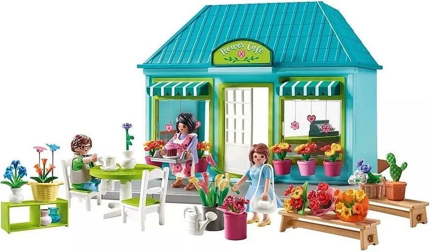 Set lodrash Playmobil My Life Flower Shop 71807 me figura, 220 pjesë