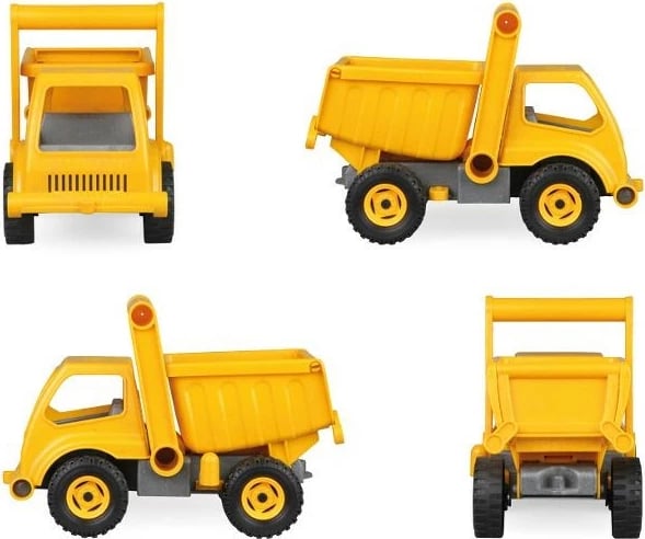 Kamion lodër Lena EcoActives Dump Truck 27 cm, Verdhë/Gri