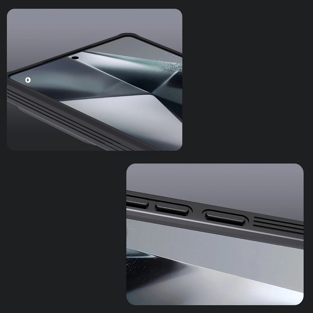 Mbështjellës Nillkin CamShield Pro për Samsung Galaxy S25 Ultra, i zi