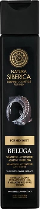 Shampon për meshkuj Natura Siberica Beluga, 250ml