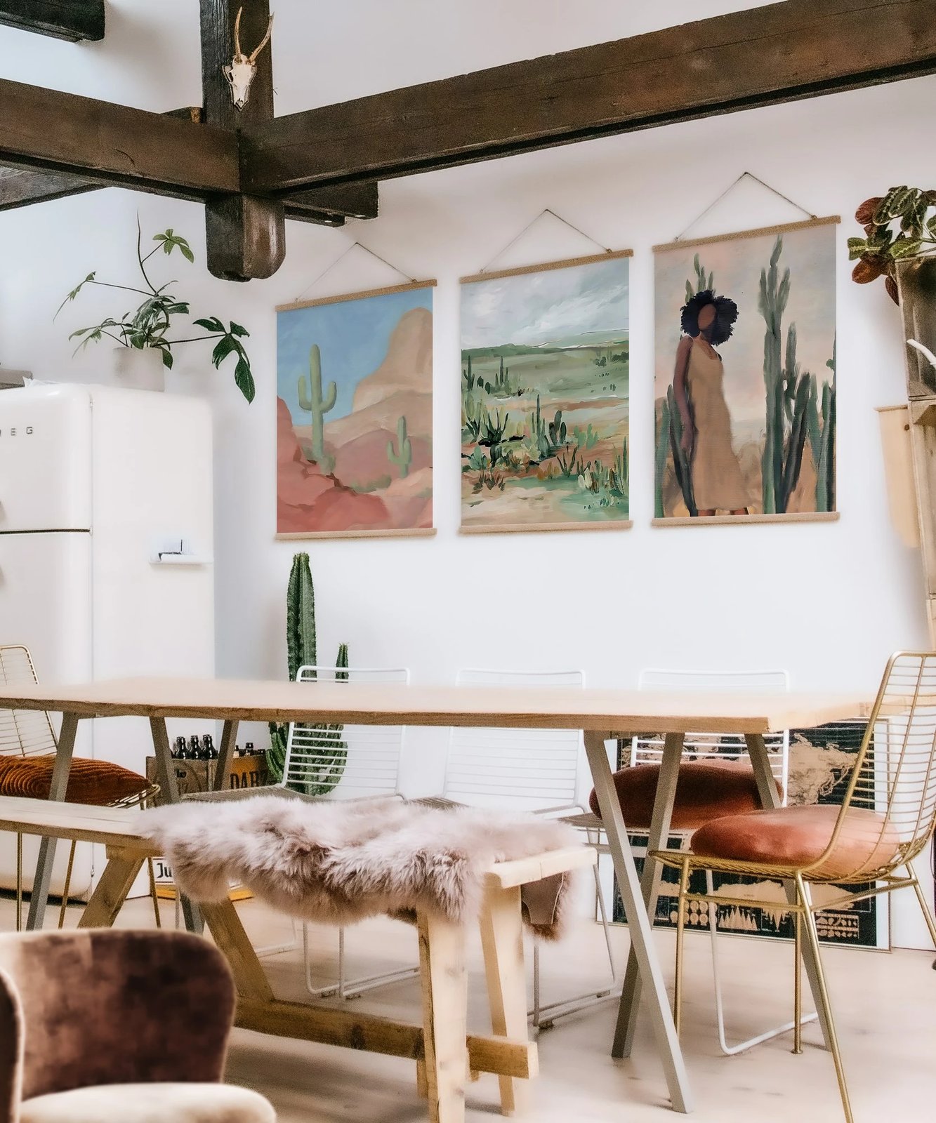 Pikturë dekorative me kornizë (3 copë), Wallity, SRG23