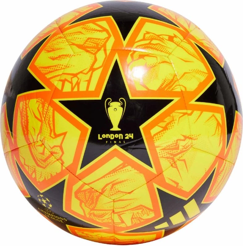 Topi për futboll adidas, i zi dhe i verdhë