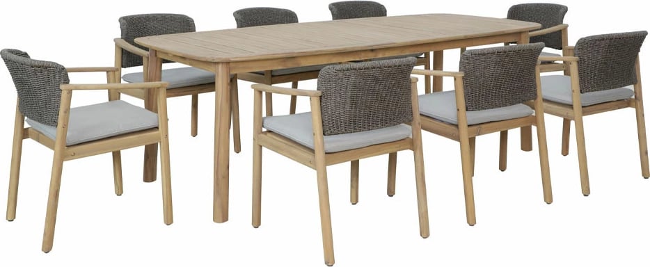 Tavolinë Freeland, ngjyrë natyrale, 180x96x76 cm