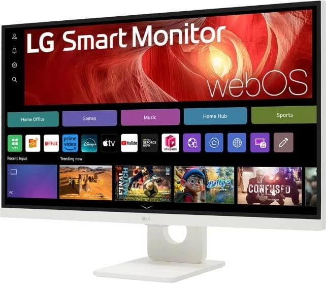 Monitor LG 27U731SA-W, 27", 4K UHD, IPS, webOS, Bardhë