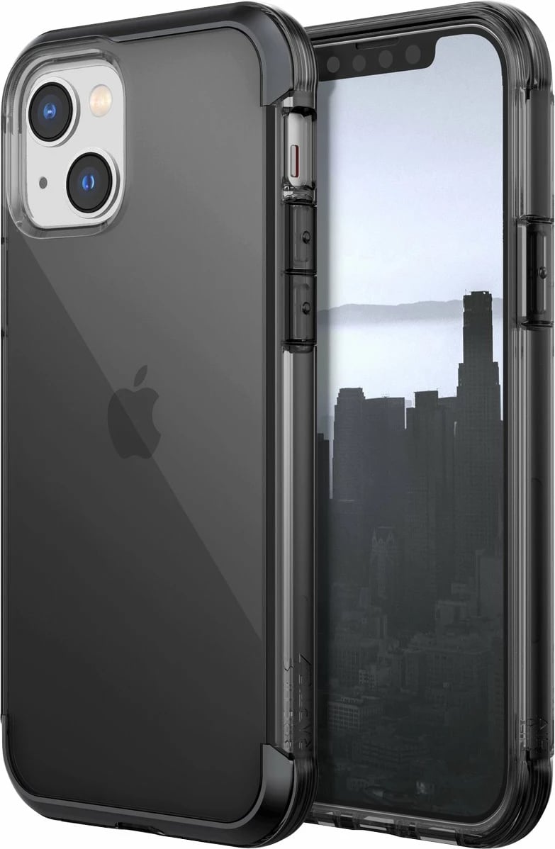 Mbështjellës Raptic X-Doria Air për iPhone 14 Plus, MagSafe, i fortë, gri