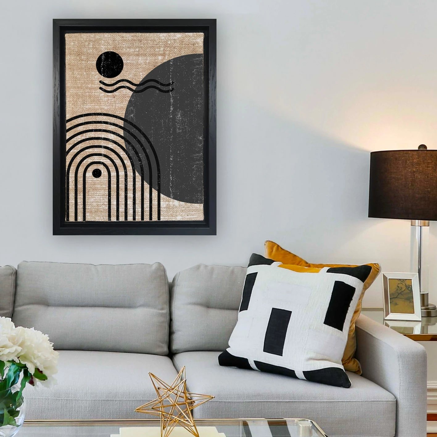 Pikturë dekorative në kanavacë, shumëngjyrëshe, Wallity LSJ31804047907 - 4666, 46x66cm