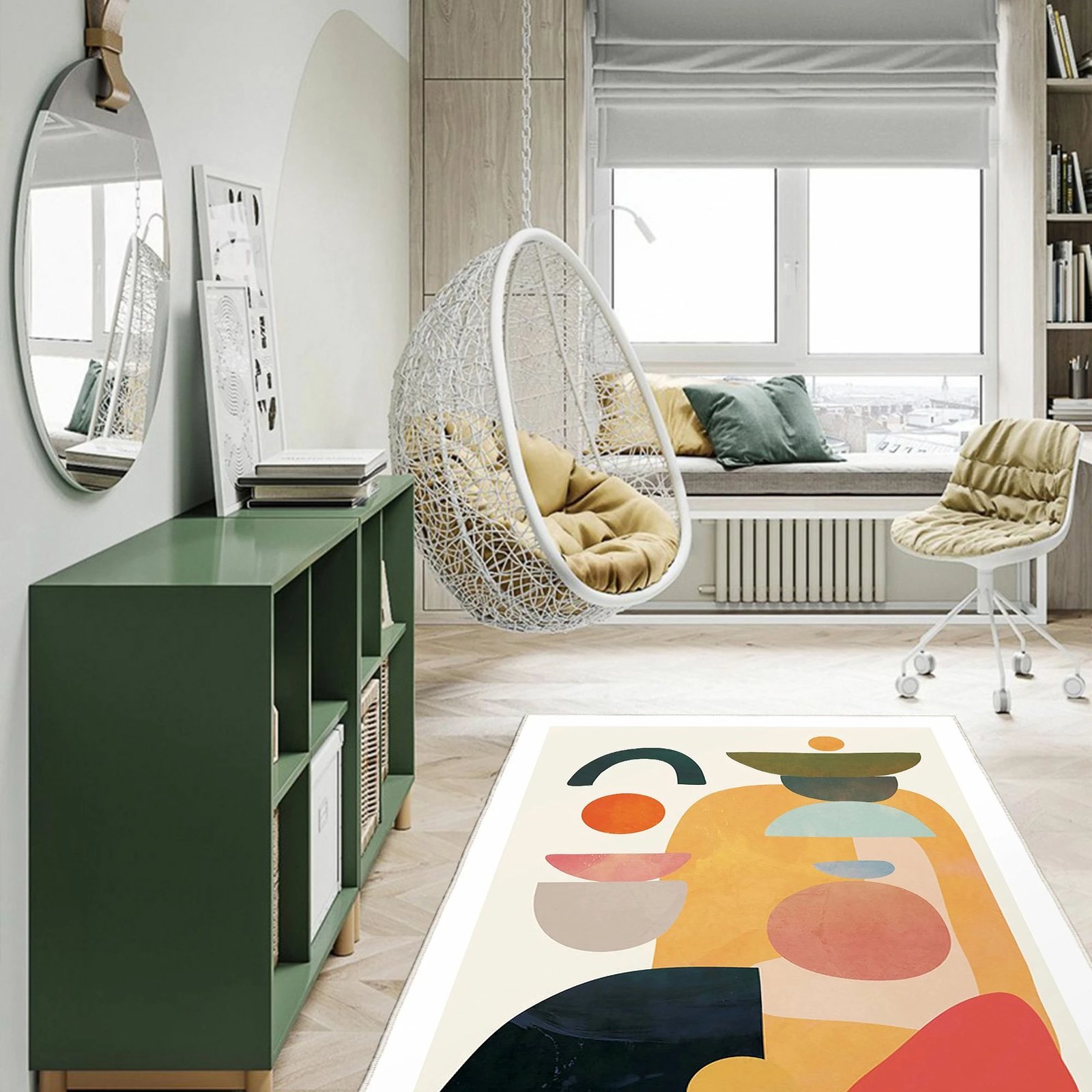 Qilim shumëngjyrësh, 80x120cm, Conceptum Hypnose, Woopamuk272