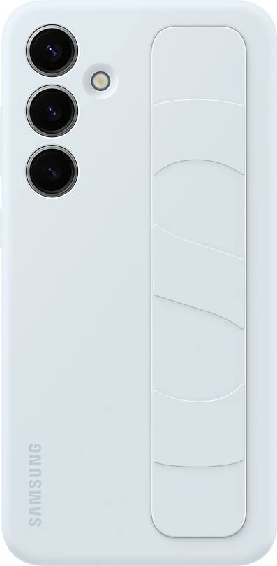 Mbështjellës Samsung Standing Grip Case Galaxy S24+, silikon, light blue