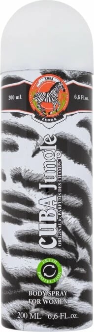 Deodorant për femra Cuba Jungle Zebra 200ml