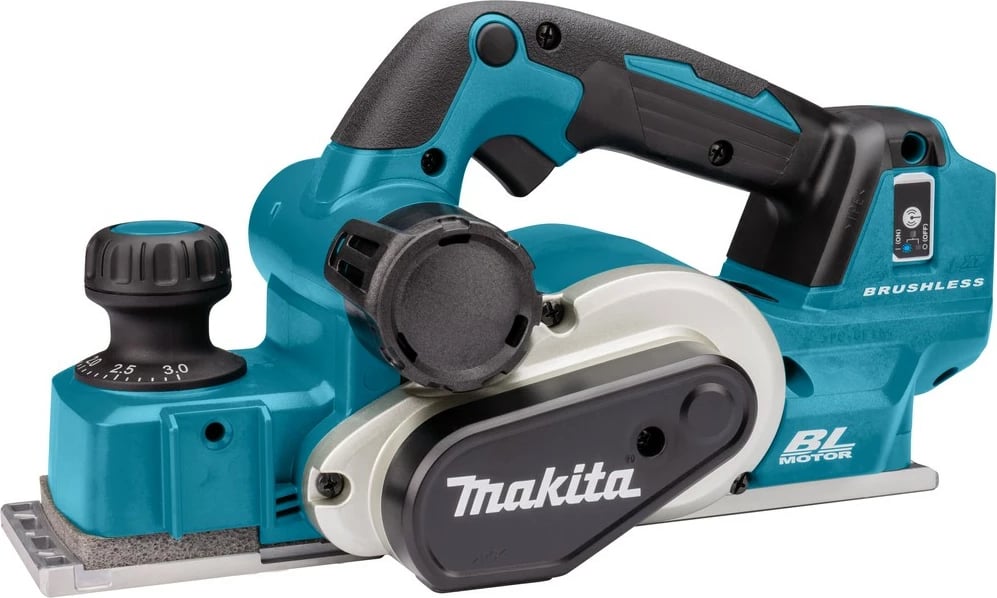 Hobel me bateri Makita DKP181ZJ, 18V, Li-Ion, zi/turkuaz