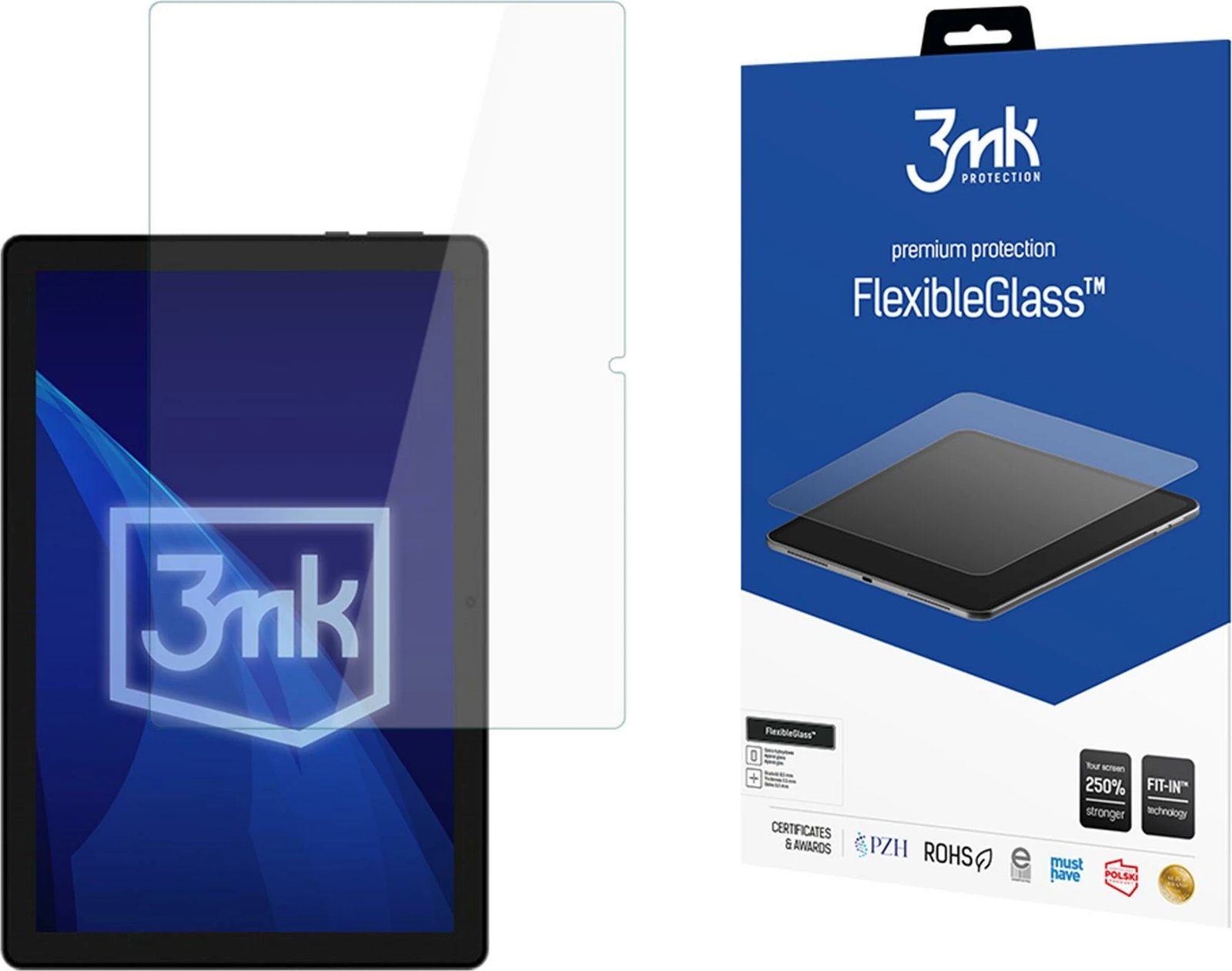 Xham mbrojtës hibrid 3mk FlexibleGlass për Doogee U9