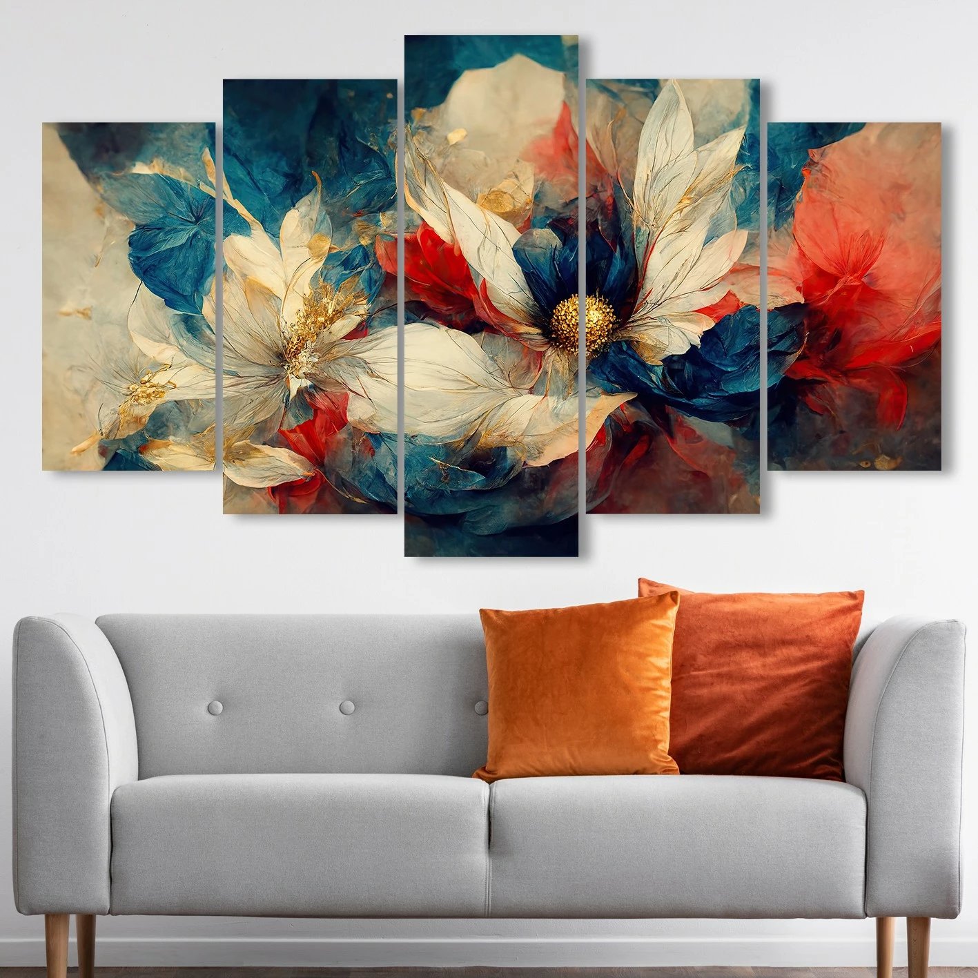 Pikturë dekorative MDF, 5 pjesë, Wallity, 5MDF4598_60100, 100x60cm