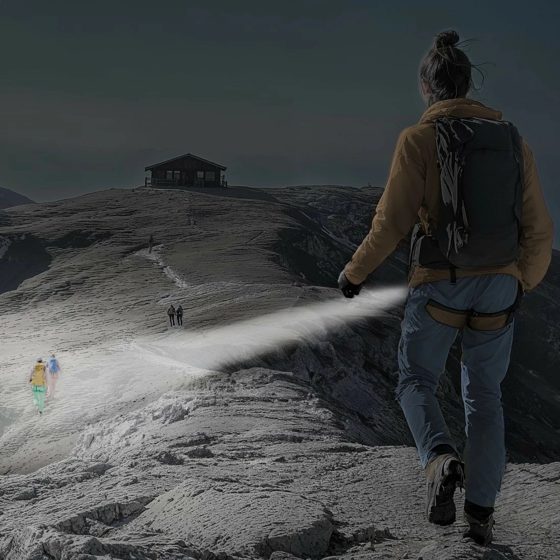 Elektrik dore LED Hama FLX300 (228604) 350 lm rreze 230 m 4 moda me zoom me grep të heqshëm, e zezë