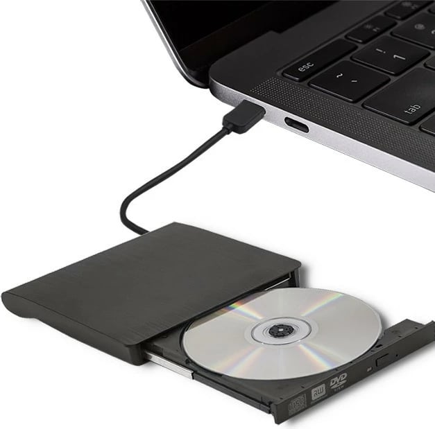 DVD-RW i jashtëm Qoltec 51857, USB 3.0, i zi
