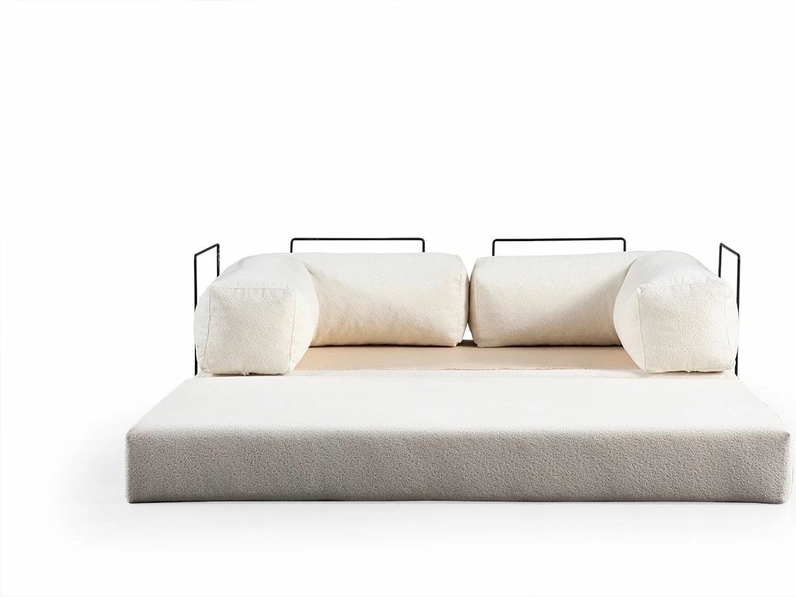 Divan-krevat dy-vendësh Atelier del Sofa, Via Con, i bardhë