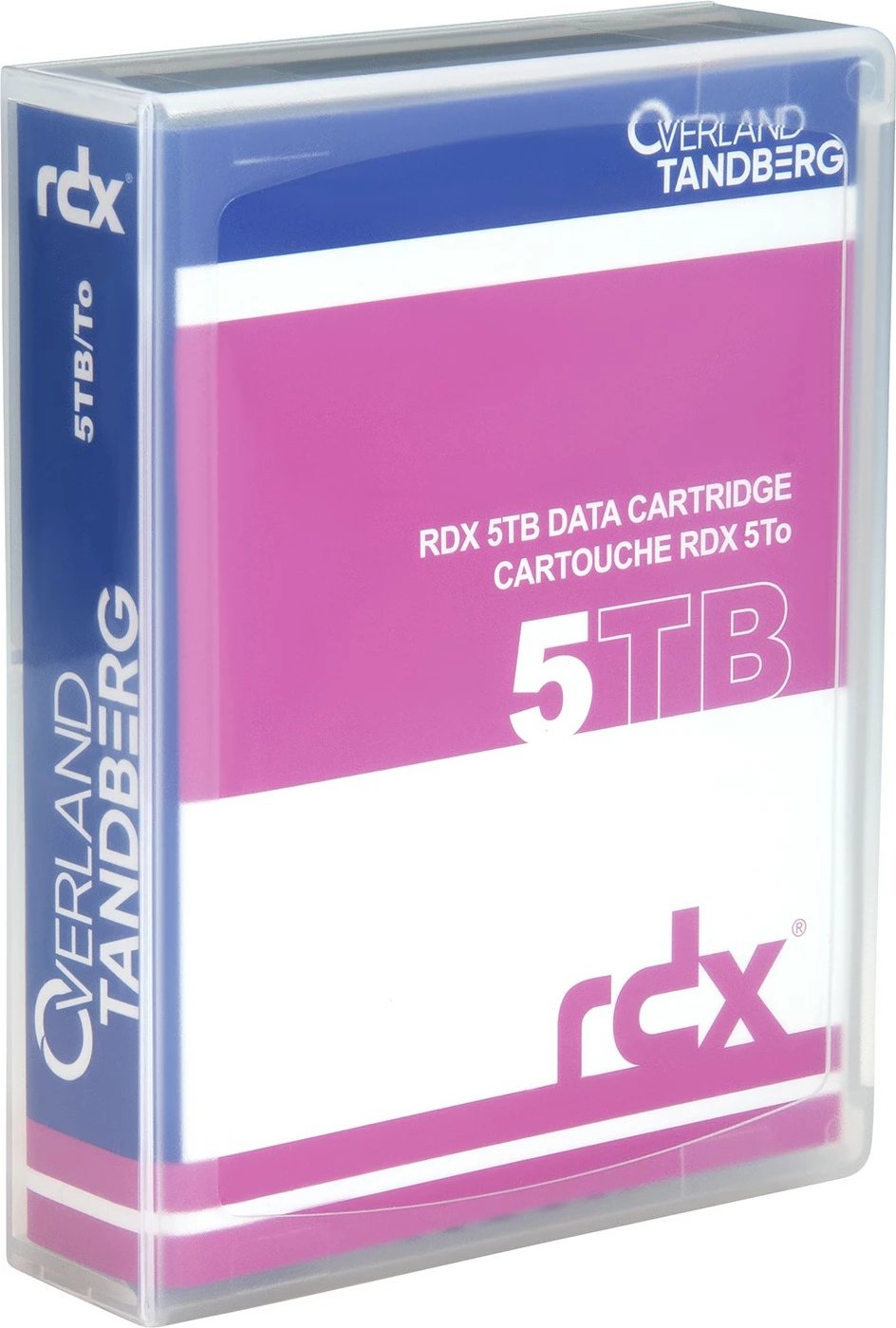 Kasetë RDX Tandberg Data 5TB, e zezë