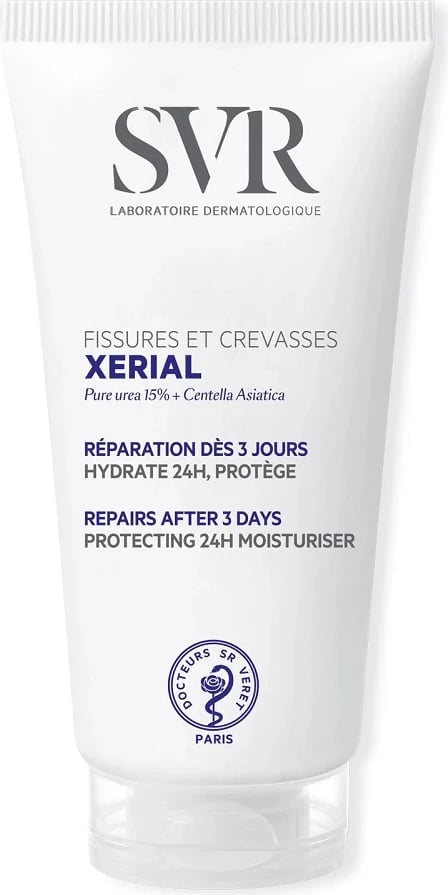 Krem rigjenerues për lëkurë të çarë SVR Xerial Fissures & Crevasses 50ml