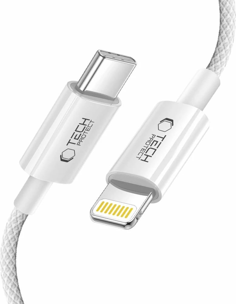 Kabllo karikimi Tech-Protect UltraBoost, USB-C në Lightning, 100 cm, Gri