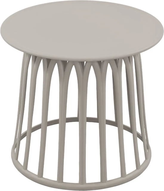 Tavolinë anësore basket, ngjyrë gri e çelët, 49.5x49.5x44 cm