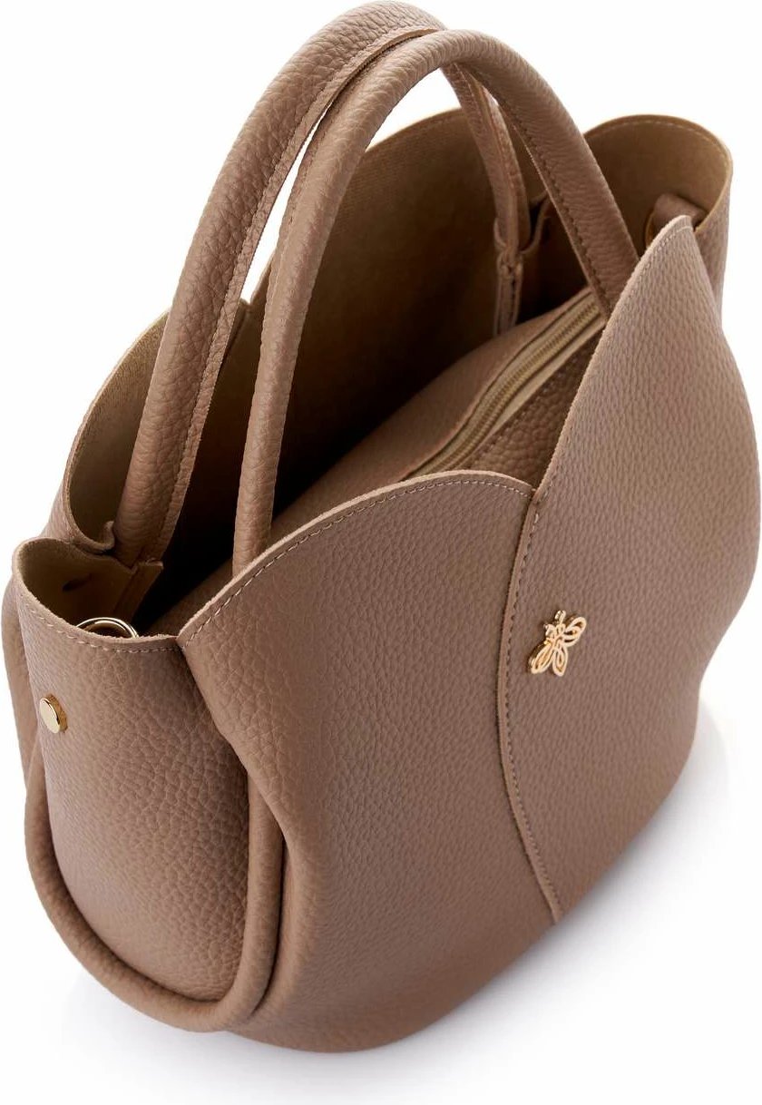 Çantë krahu Lucky Bees, Arden, ngjyrë mink