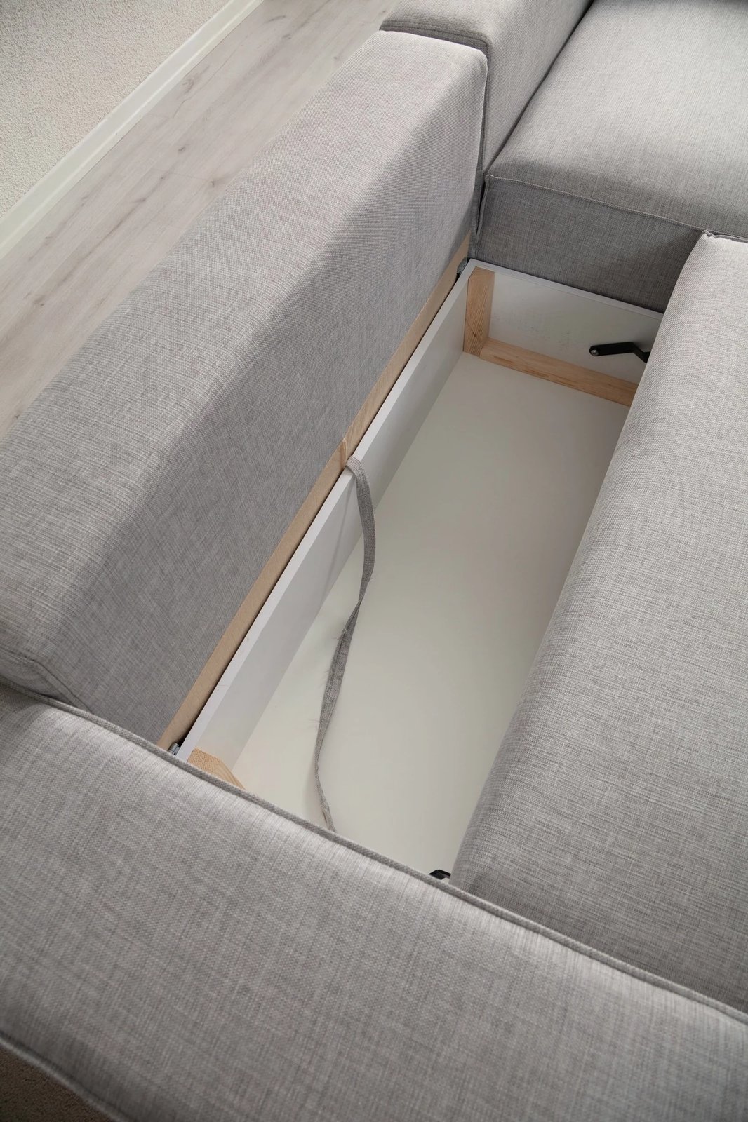 Kënd-sofë krevate Atelier del Sofa, Pırlo kënd i djathtë, gri e çelët Kënd-sofë krevate Atelier del Sofa, Pırlo kënd i djathtë, gri e çelët