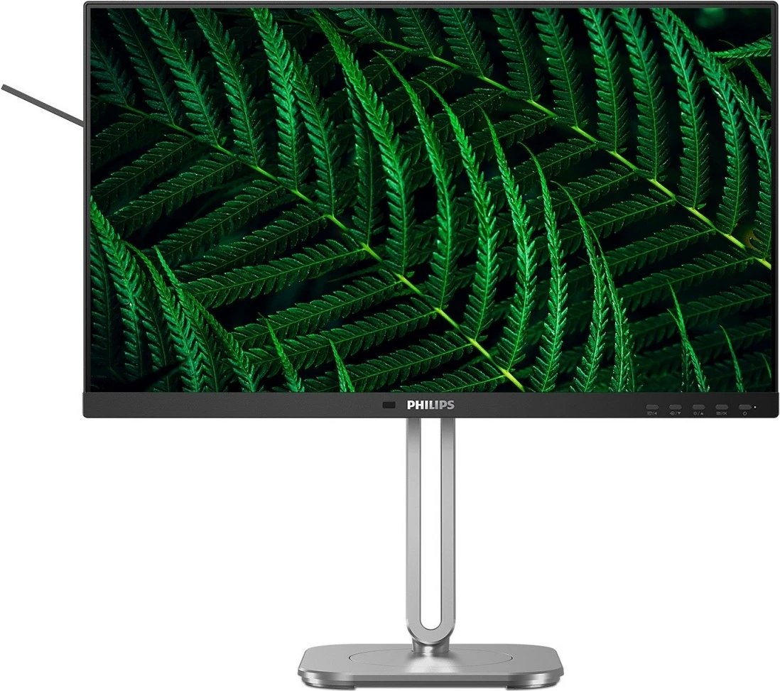 Monitor Philips 24B2G5200, 23.8", IPS, Full HD, 100Hz, me altoparlantë, Grafit