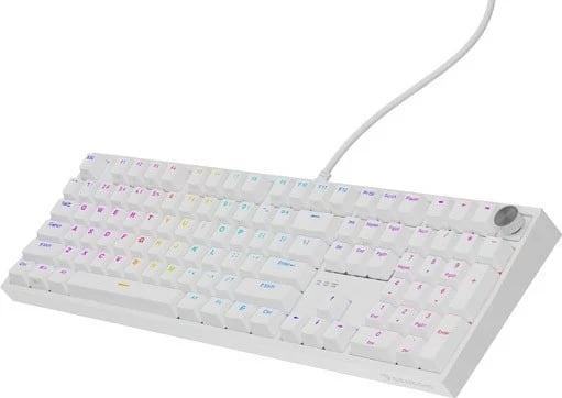 Tastierë mekanike Genesis Thor 404, RGB, Gateron Yellow Pro, full-size, e bardhë Tastierë mekanike Genesis Thor 404, RGB, Gateron Yellow Pro, full-size, e bardhë