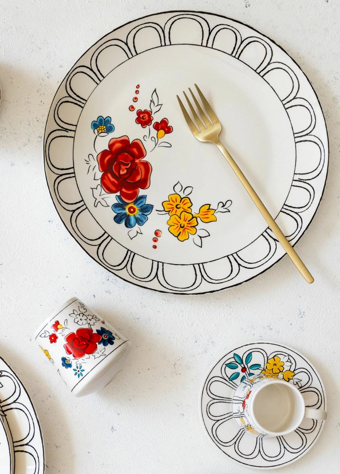 Set pjatash shërbimi (6 copë), Hermia, DNR0054