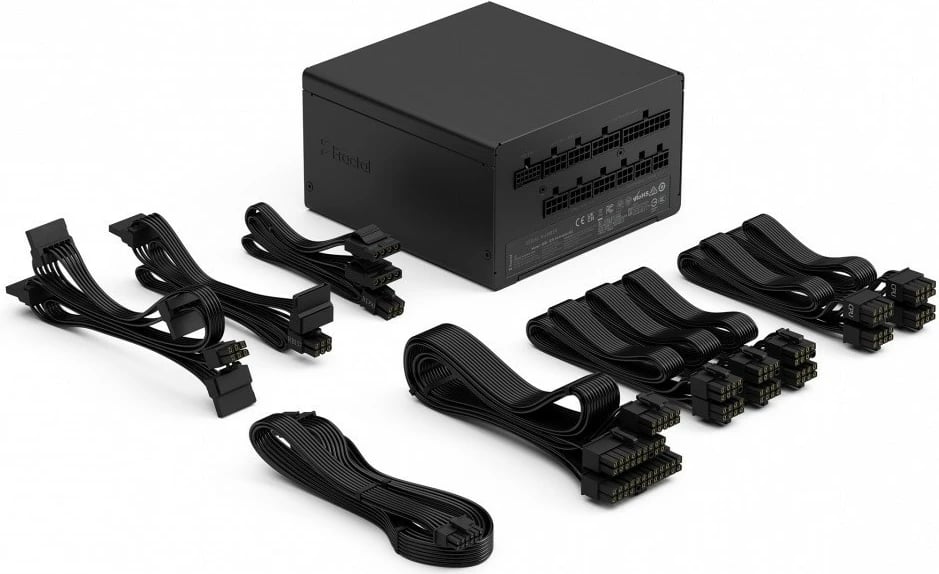 Furnizues energjie ATX Fractal Design Ion 3 Gold 750W, 80 PLUS Gold, ATX 3.1, PCIe Gen 5 12V2x6, modular, ventilator 14 cm, i zi