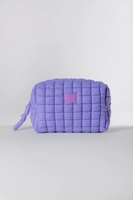 Noelle Cosmetic Bag Bubble Pouch Purple - big