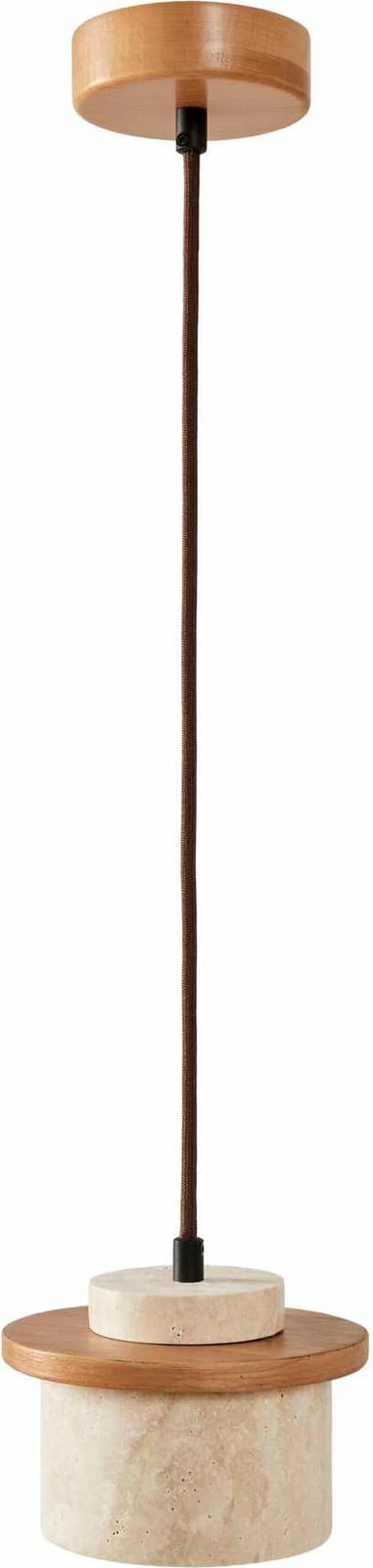 Llambë tavani Opviq Ente, dru lisi, bezhë