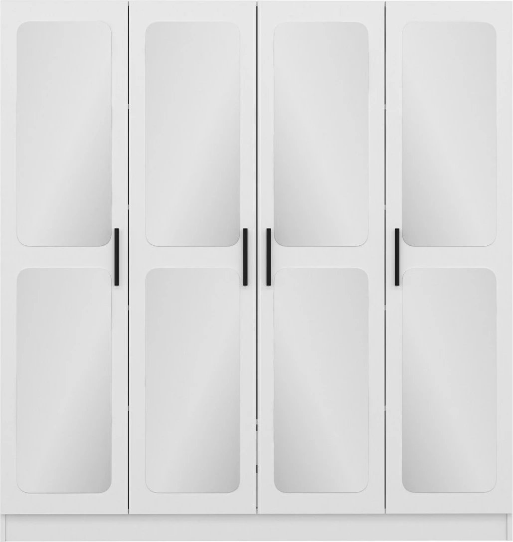 Dollap për rroba, ngjyrë e bardhë, Skye Decor, 2437