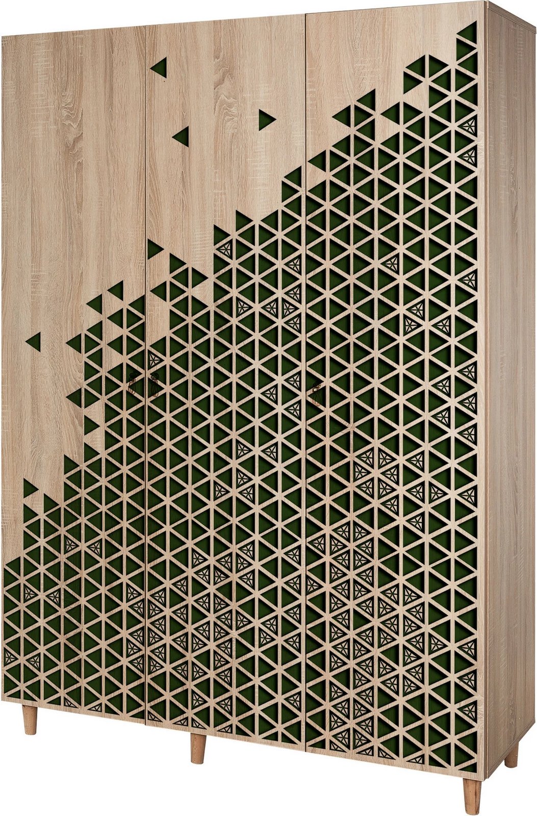 Dollap Hanah Home, Mode-121, ngjyrë lisi Sonoma