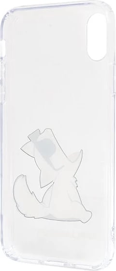 Mbështjellës Karl Lagerfeld Choupette Fun për iPhone X/Xs, Transparent