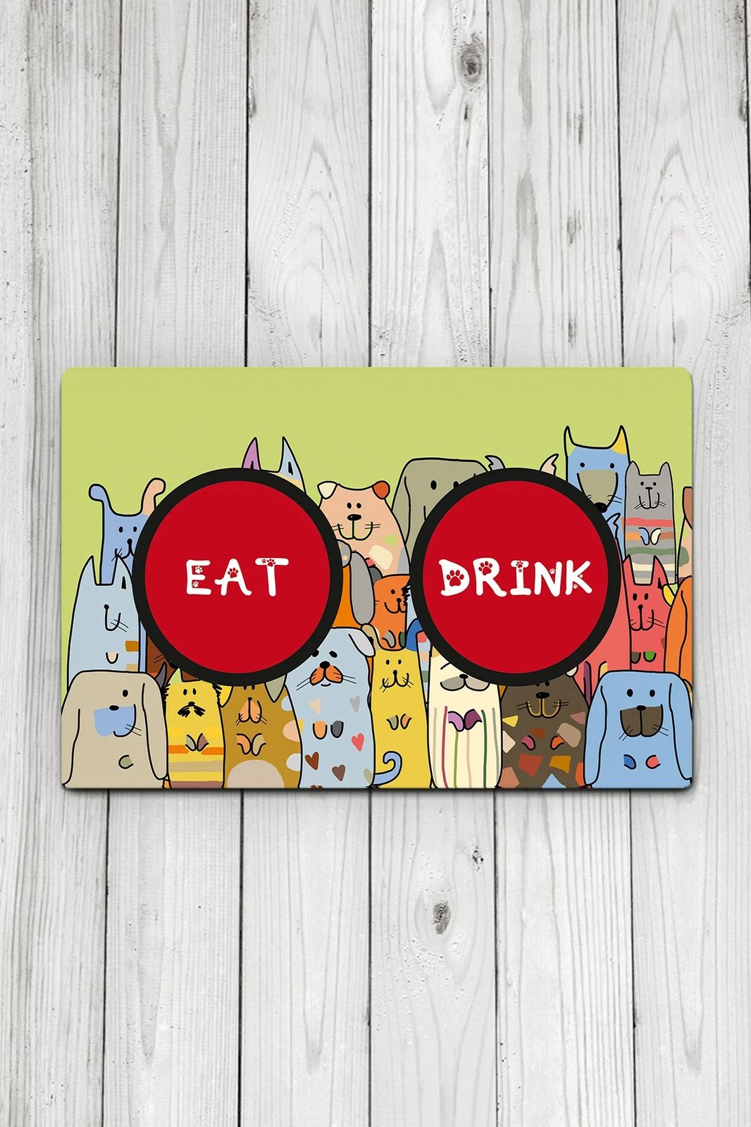 Tapet për mbeturina të maceve, shumëngjyrësh, Paws & Whiskers, Polous, 40x60cm