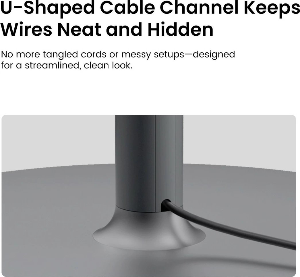 Stativ dyshemeje për projektor, JMGO URJMG, montim 1/4", deri 10 kg, menaxhim kabllosh, antracit