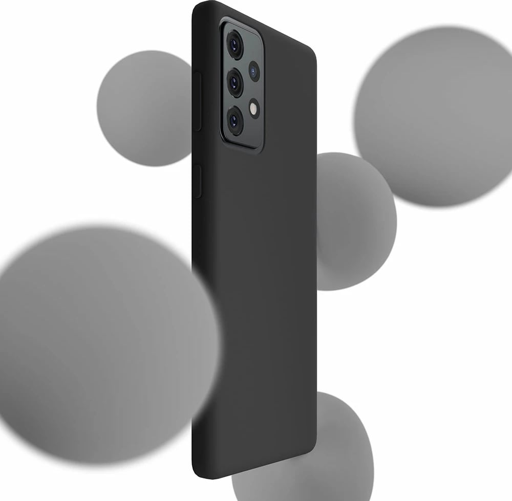 Mbështjellës silikon Samsung Galaxy A52/A52 5G/A52s 5G 3mk, i zi