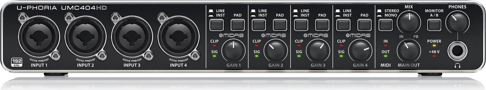 Interfejs audio Behringer UMC404HD, i zi