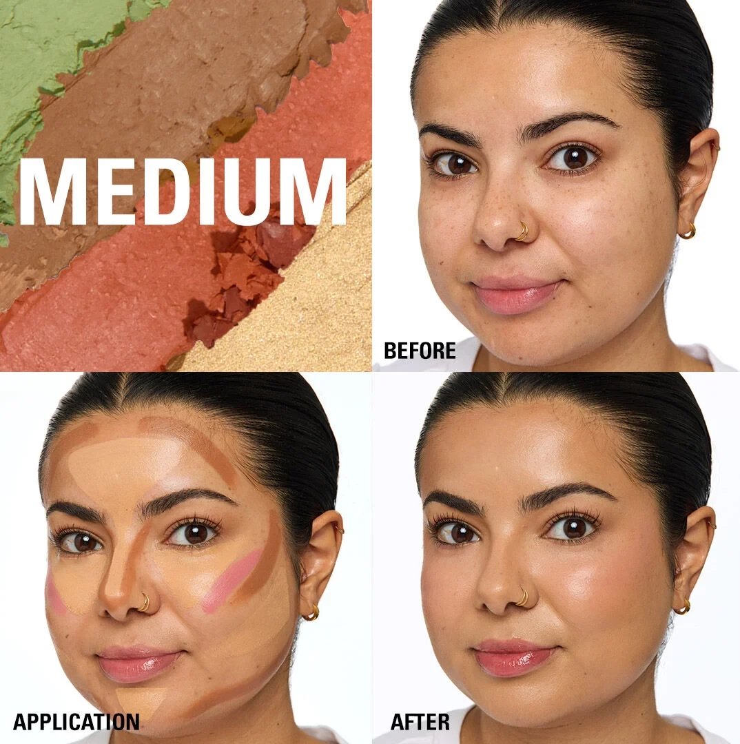 Revolution Everything Base Face Icon Complexion Palette Medium