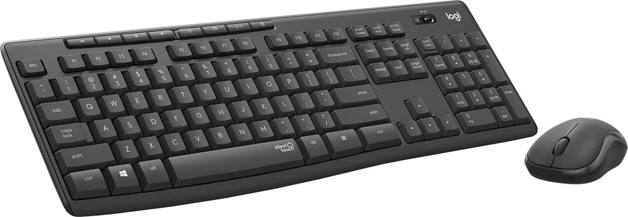 Set maus & tastierë Logitech MK295, të zeza