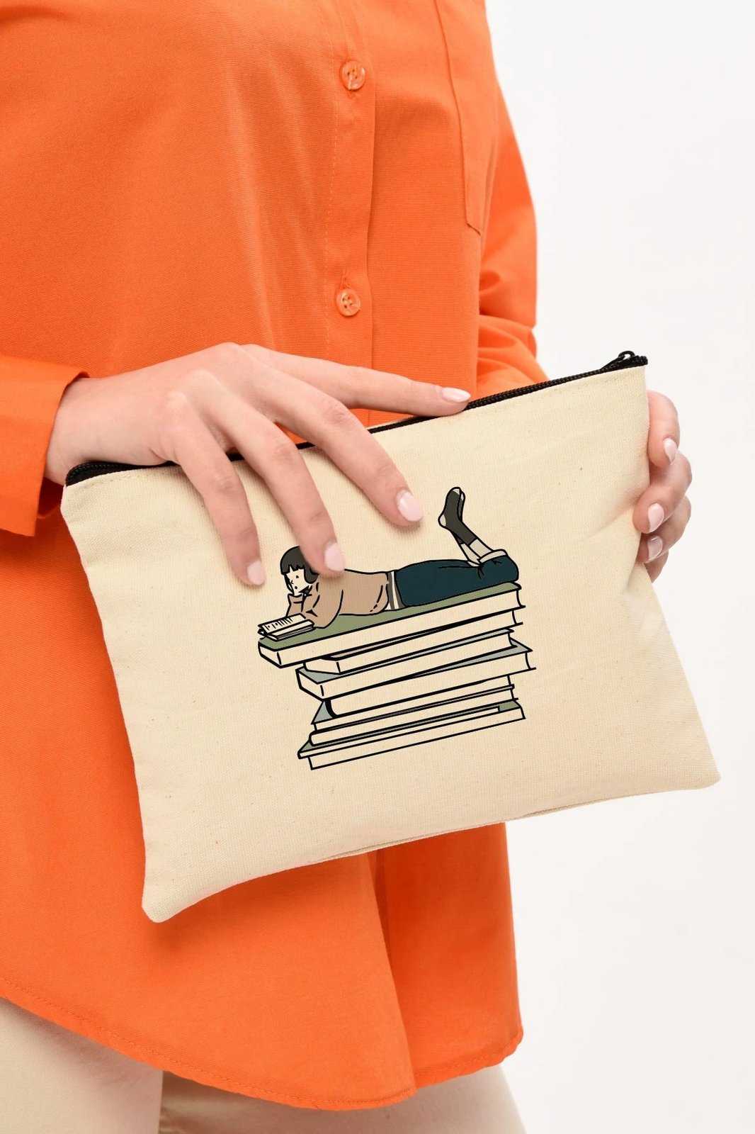 Çantë grimi Zoozie Bags, krem, 25x18cm, 0704