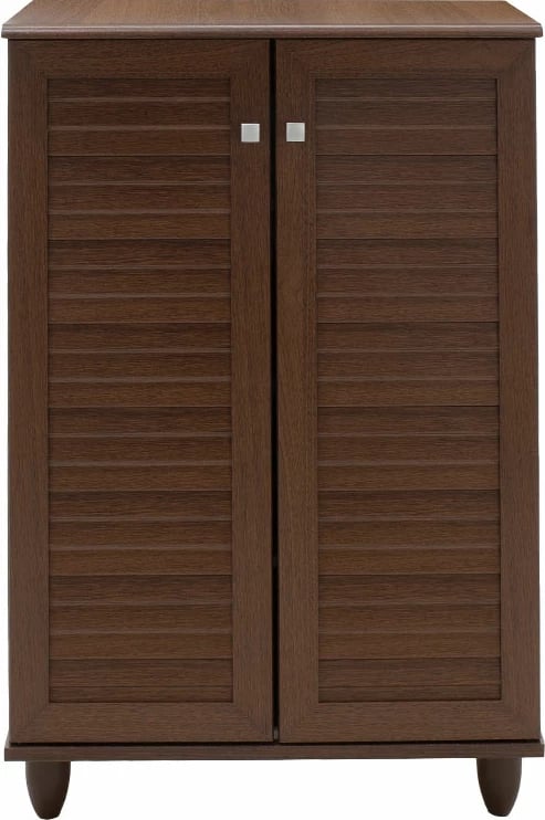Dollap këpucësh SANTΟ 10 palë, ngjyrë arre, 60x34.5x91.5cm