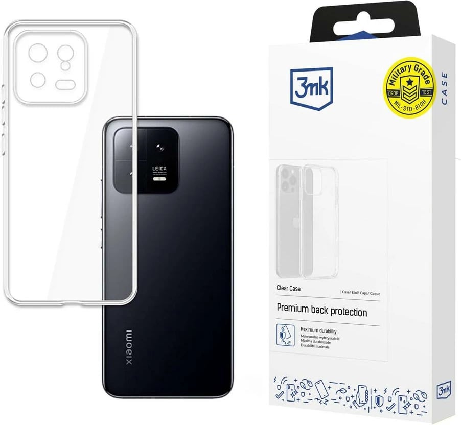 Mbështjellës 3mk Clear Case për Xiaomi 13, transparent