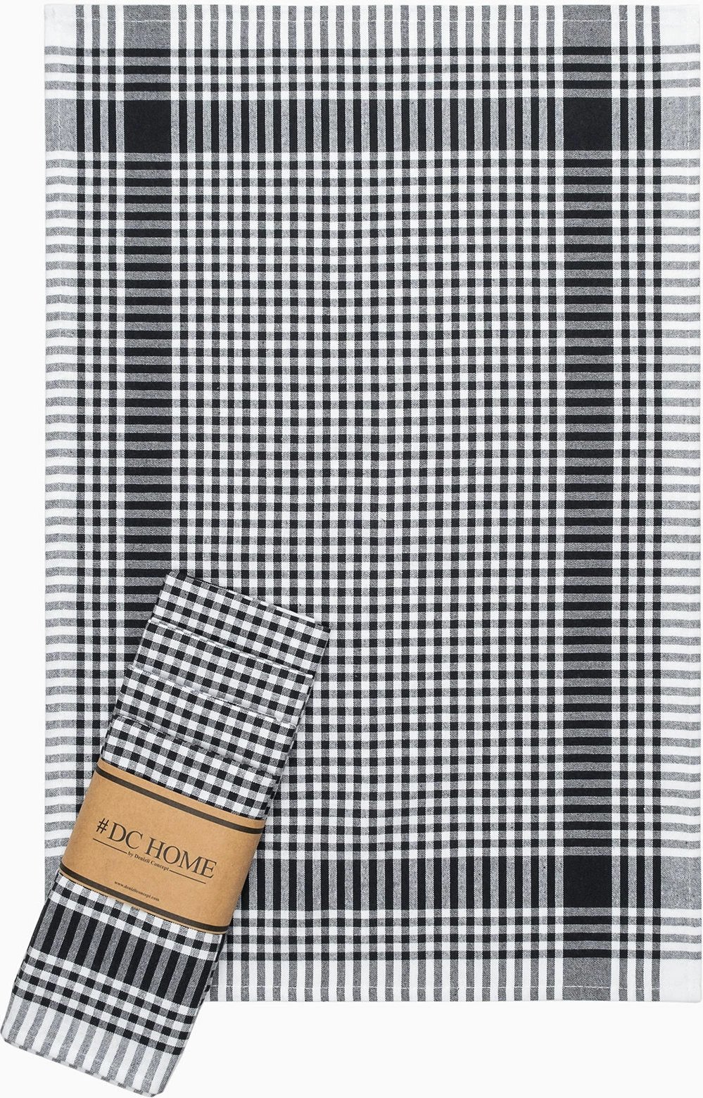 Set peshqirësh për duar (5 copë), Hermia, Poti, ngjyrë e zezë