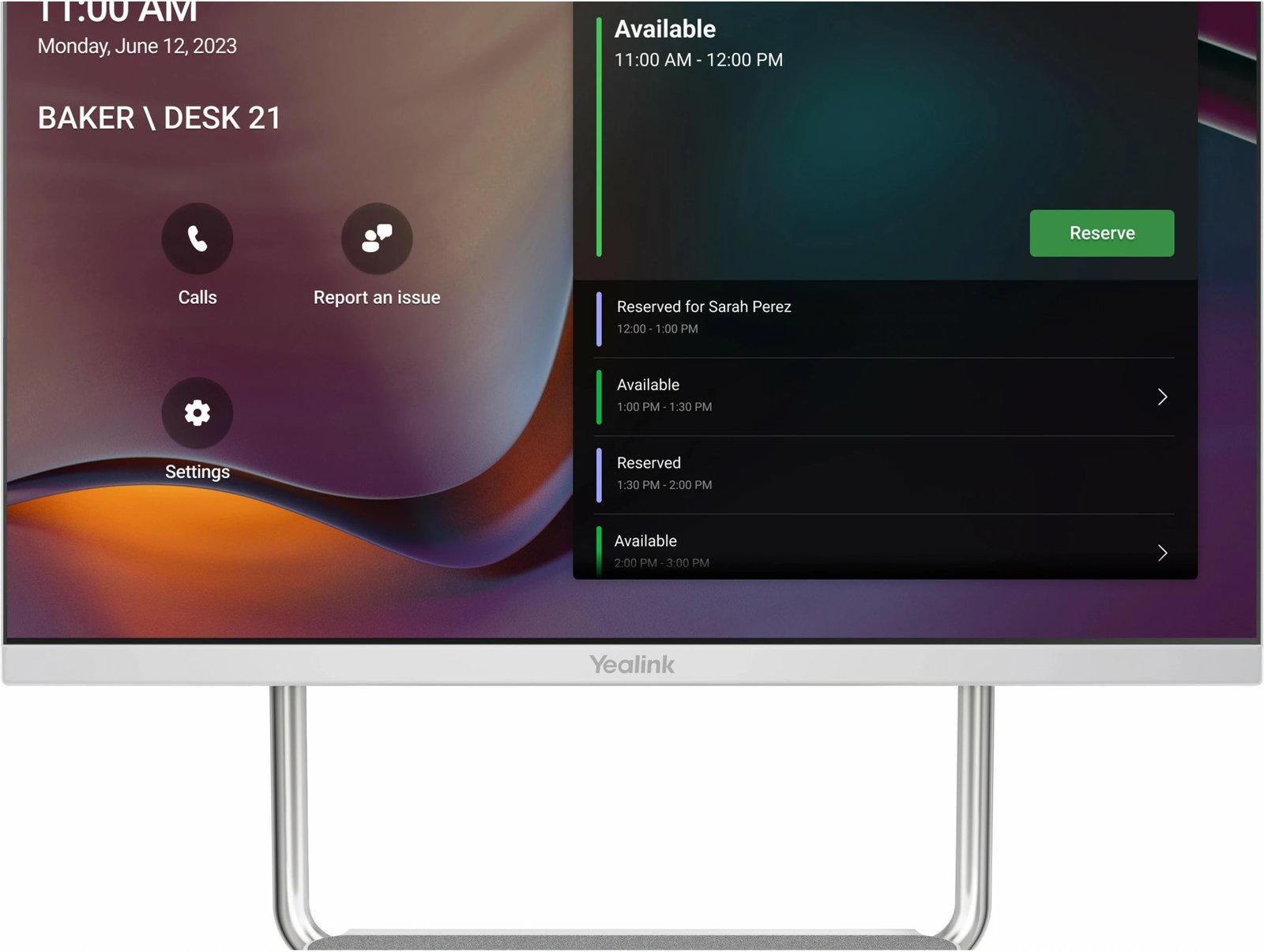 Bar bashkëpunimi video Yealink DeskVision A24, gri, argjend