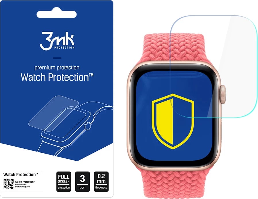 Mbrojtës ekrani për Apple Watch 6/SE/4/5 40mm, 3mk Protection Watch Protection ARC+, set 3 copë