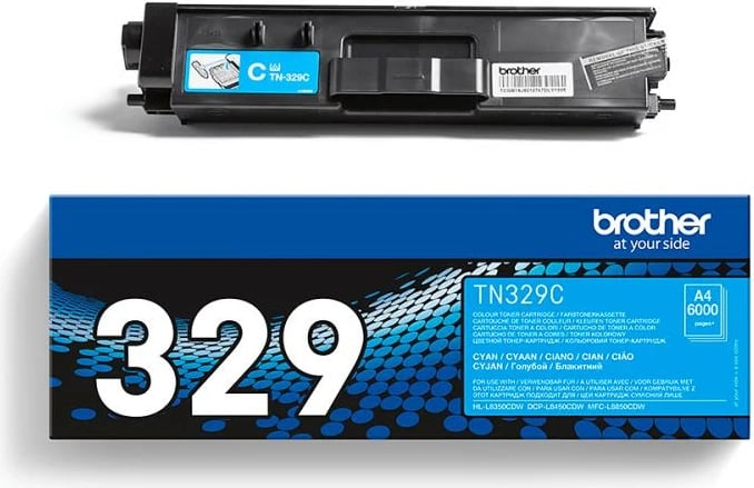 Toner Brother TN-329C origjinal rendiment 5,500–8,800 faqe cyan