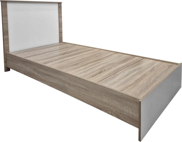 Krevat Athos, ngjyrë sonoma-e bardhë, 90x190cm